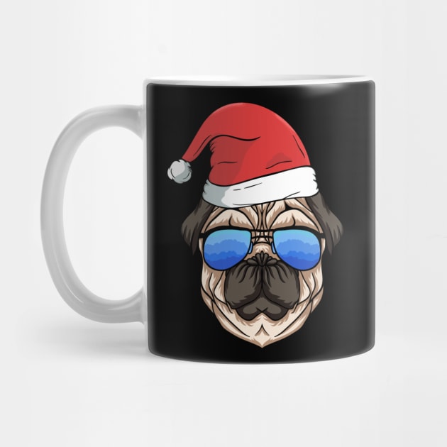 English Bulldog Christmas Santa Claus Hat Xmas Gift For boys T-Shirt by BioLite